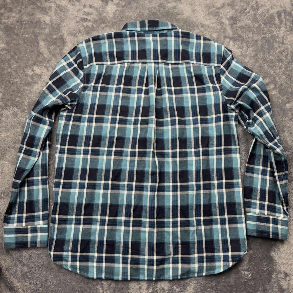 The North Face Button Down Shirt Mens XL Blue Plaid Long Sleeve Cotton NF0A5A8J - Picture 4 of 11